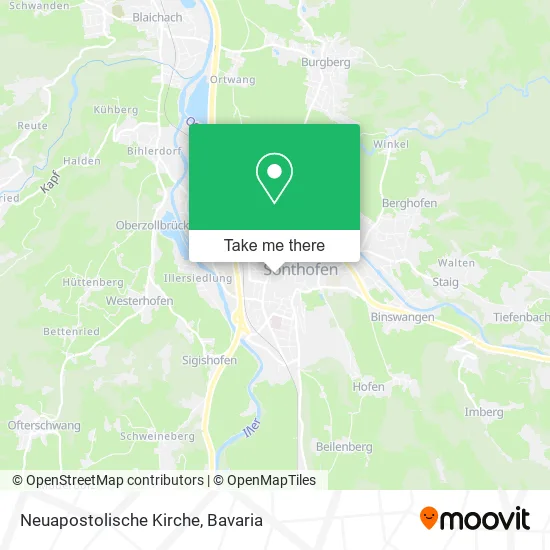 Карта Neuapostolische Kirche