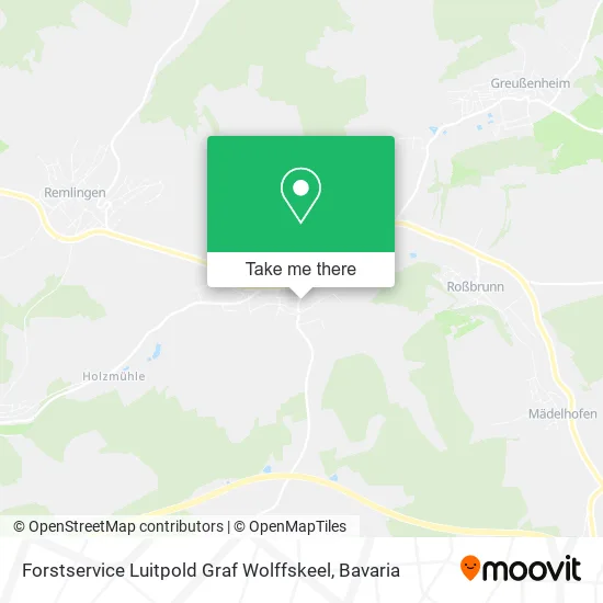 Карта Forstservice Luitpold Graf Wolffskeel