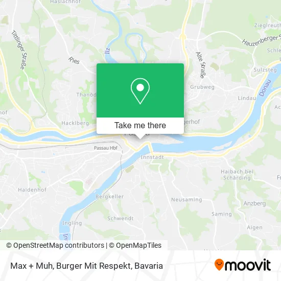 Карта Max + Muh, Burger Mit Respekt