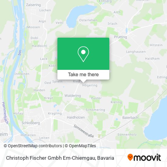 Карта Christoph Fischer Gmbh Em-Chiemgau