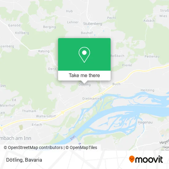 Карта Dötling
