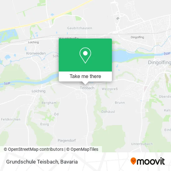 Карта Grundschule Teisbach