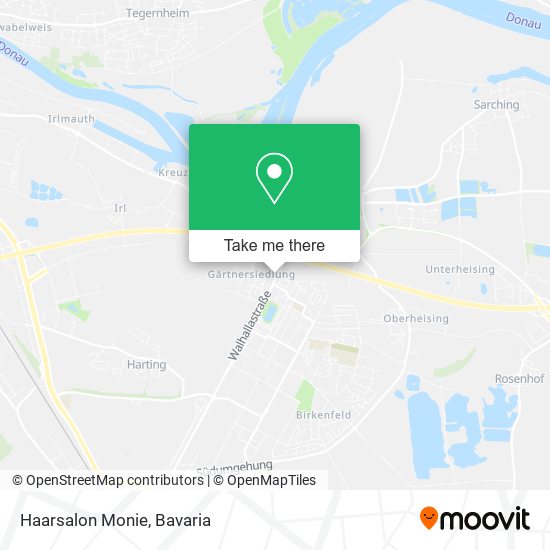 Haarsalon Monie map