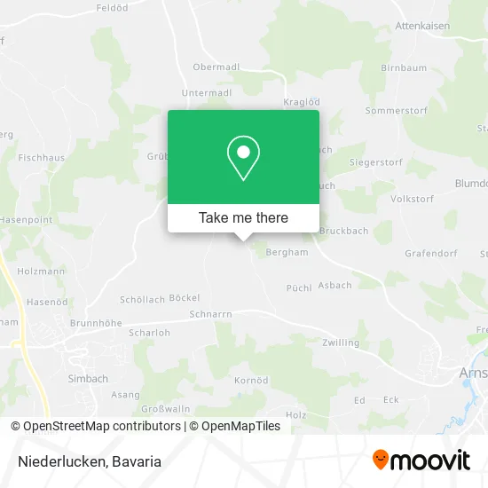 Карта Niederlucken
