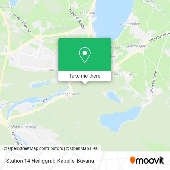Station 14 Heiliggrab-Kapelle map