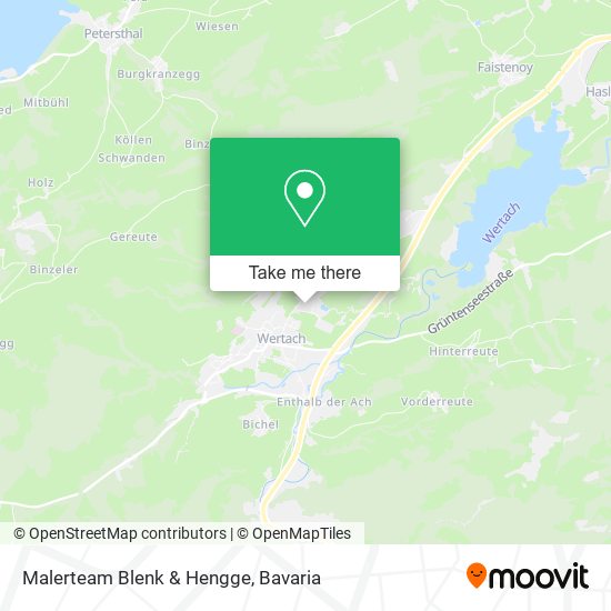 Malerteam Blenk & Hengge map