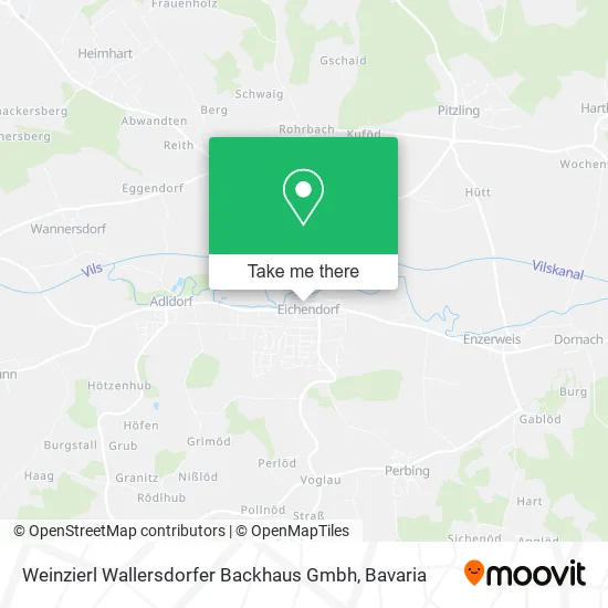 Карта Weinzierl Wallersdorfer Backhaus Gmbh