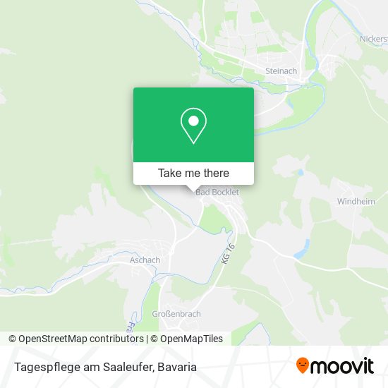 Tagespflege am Saaleufer map