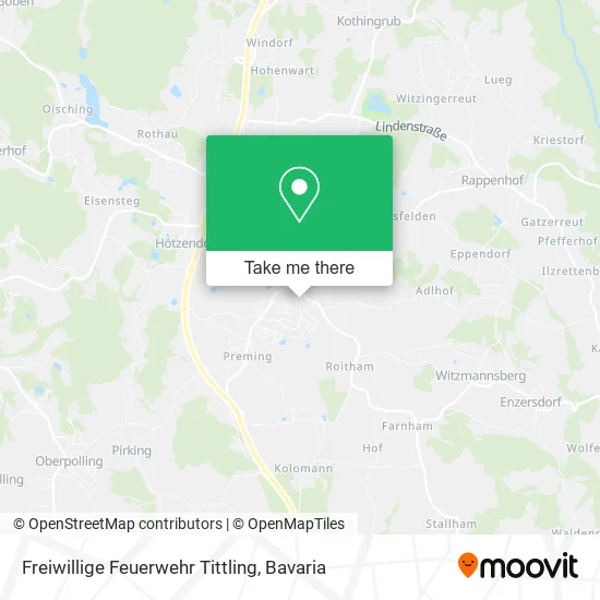 Карта Freiwillige Feuerwehr Tittling
