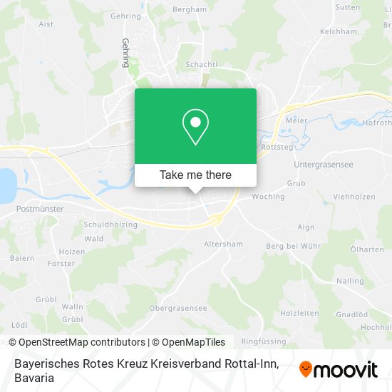 Bayerisches Rotes Kreuz Kreisverband Rottal-Inn map