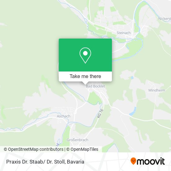 Praxis Dr. Staab/ Dr. Stoll map