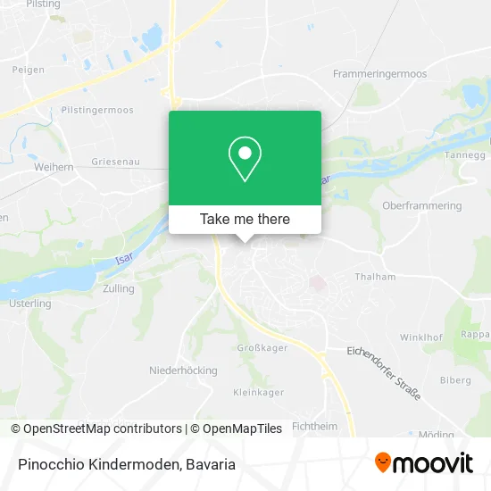 Карта Pinocchio Kindermoden