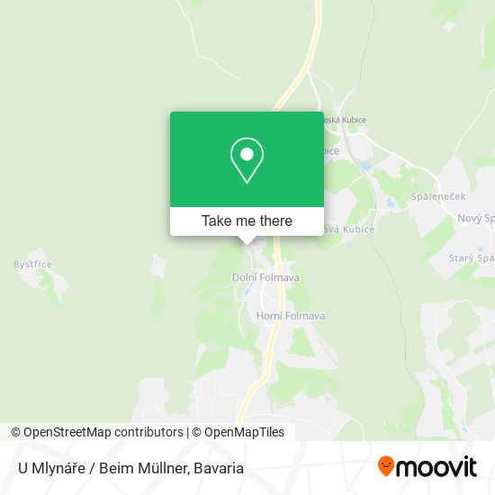 U Mlynáře / Beim Müllner map