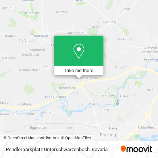 Pendlerparkplatz Unterschwärzenbach map