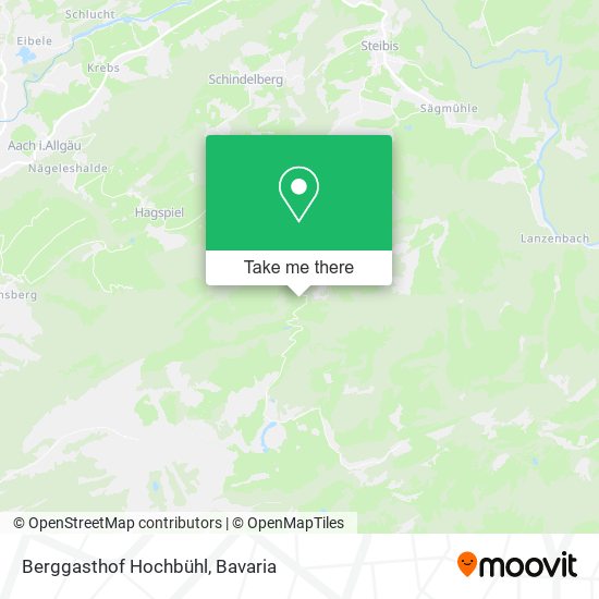 Berggasthof Hochbühl map