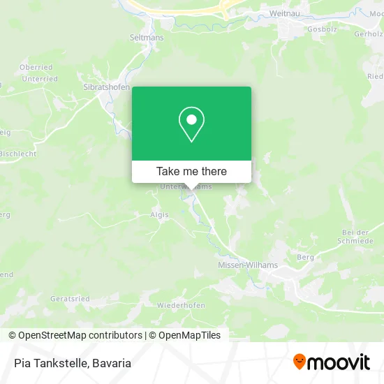 Карта Pia Tankstelle
