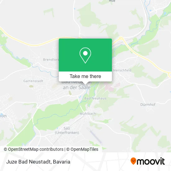 Карта Juze Bad Neustadt