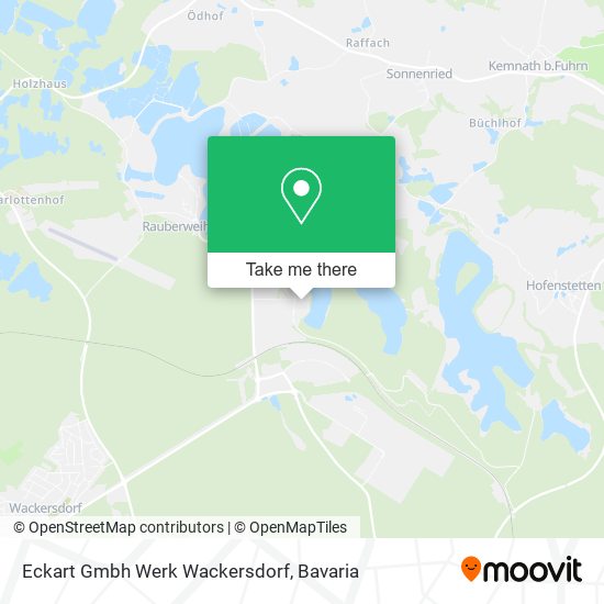 Eckart Gmbh Werk Wackersdorf map