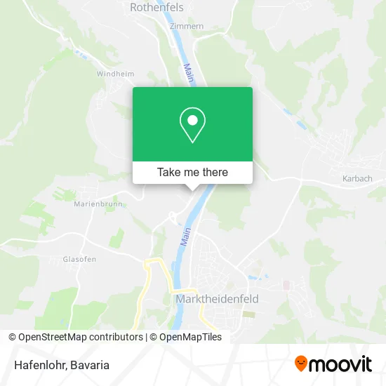 Карта Hafenlohr