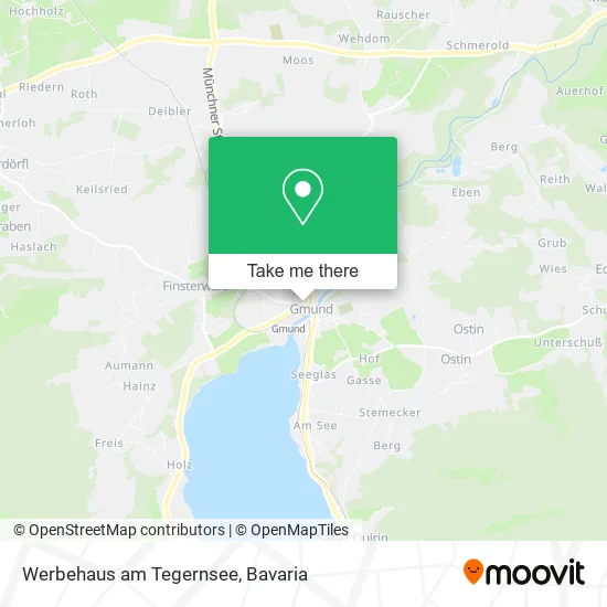 Карта Werbehaus am Tegernsee