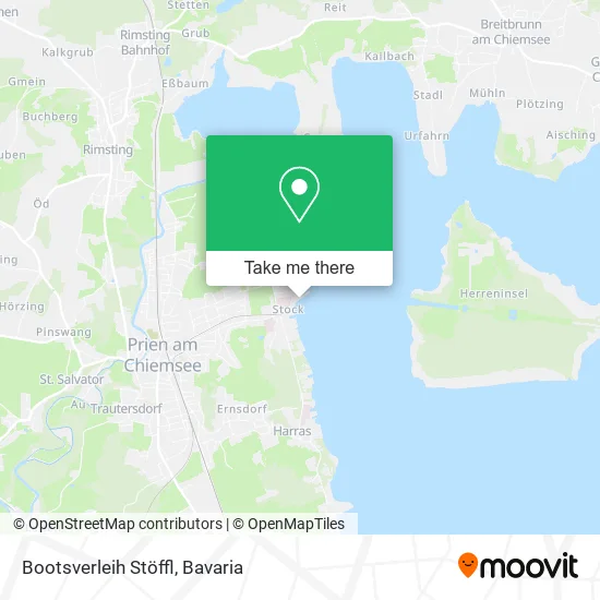 Карта Bootsverleih Stöffl