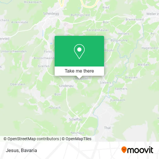 Карта Jesus