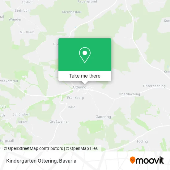 Карта Kindergarten Ottering
