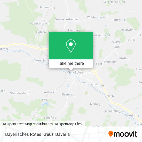 Bayerisches Rotes Kreuz map