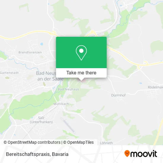 Карта Bereitschaftspraxis