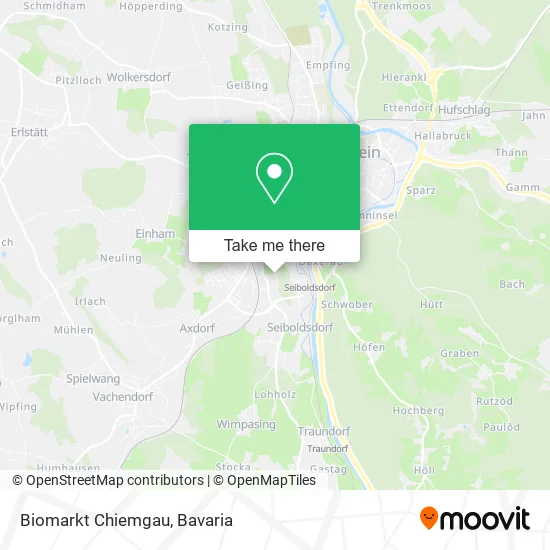 Карта Biomarkt Chiemgau