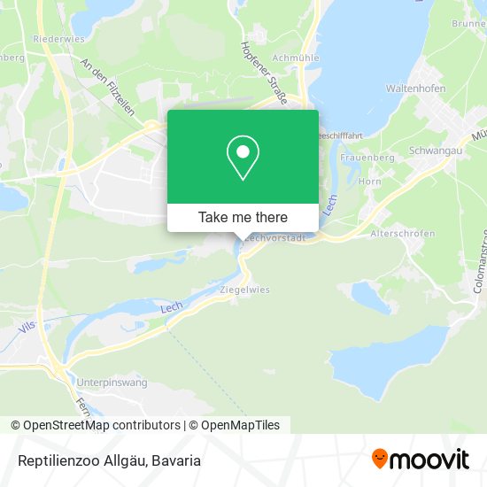 Reptilienzoo Allgäu map
