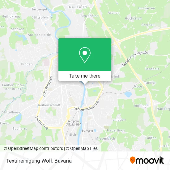 Карта Textilreinigung Wolf