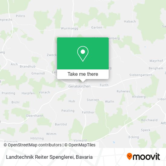 Landtechnik Reiter Spenglerei map