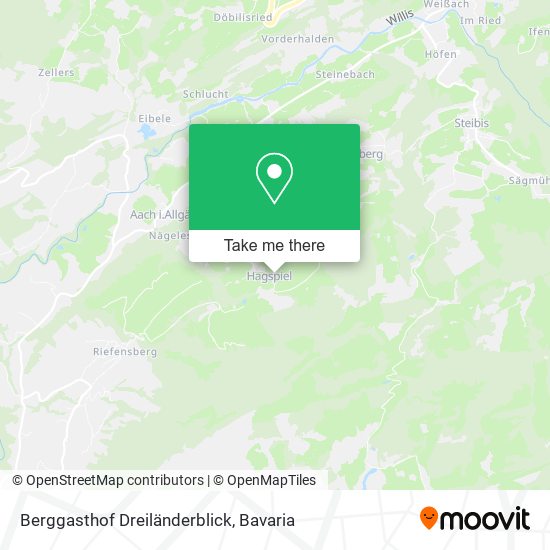 Berggasthof Dreiländerblick map