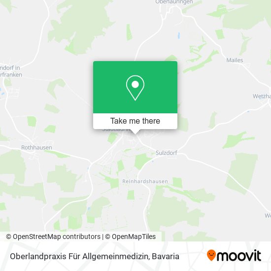 Oberlandpraxis Für Allgemeinmedizin map