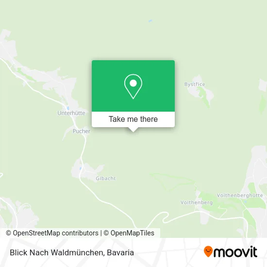 Карта Blick Nach Waldmünchen
