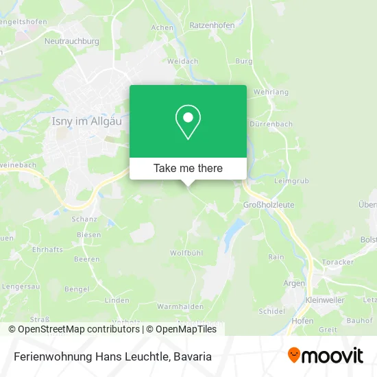 Карта Ferienwohnung Hans Leuchtle