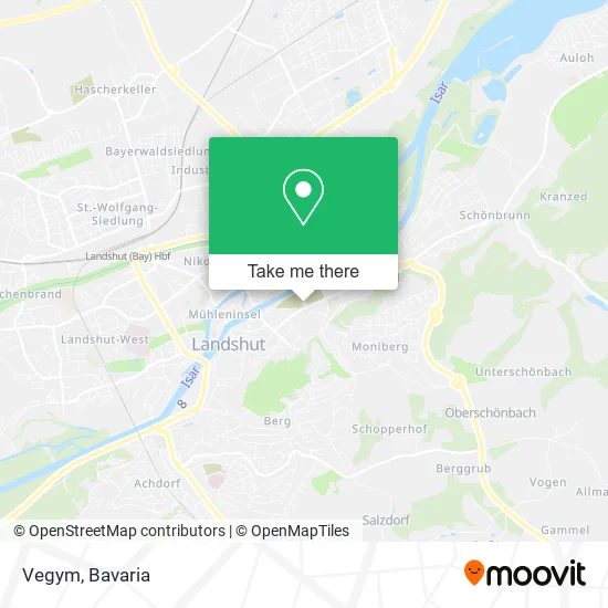 Карта Vegym
