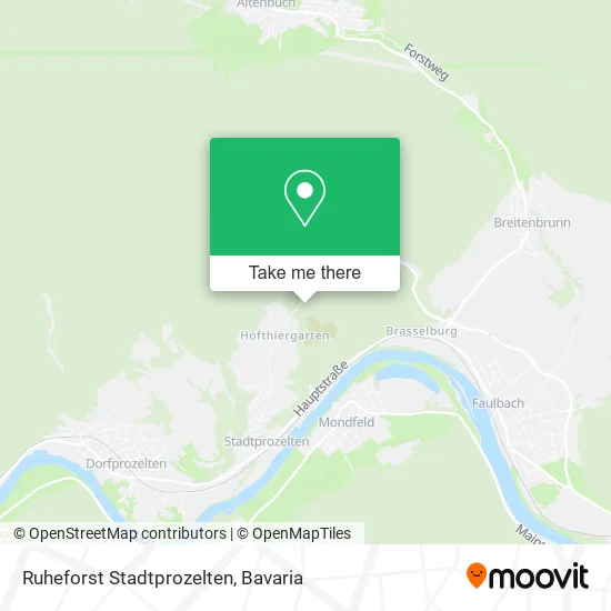 Карта Ruheforst Stadtprozelten
