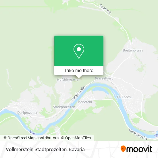 Карта Vollmerstein Stadtprozelten