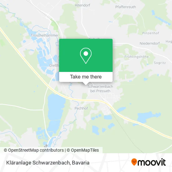 Карта Kläranlage Schwarzenbach