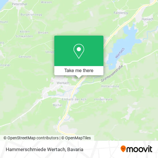 Карта Hammerschmiede Wertach