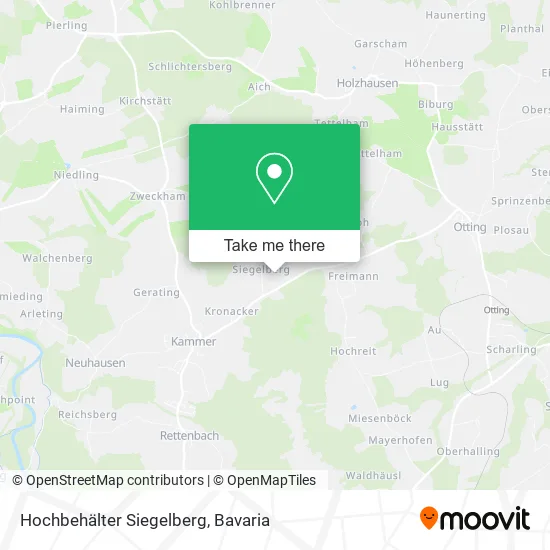 Карта Hochbehälter Siegelberg