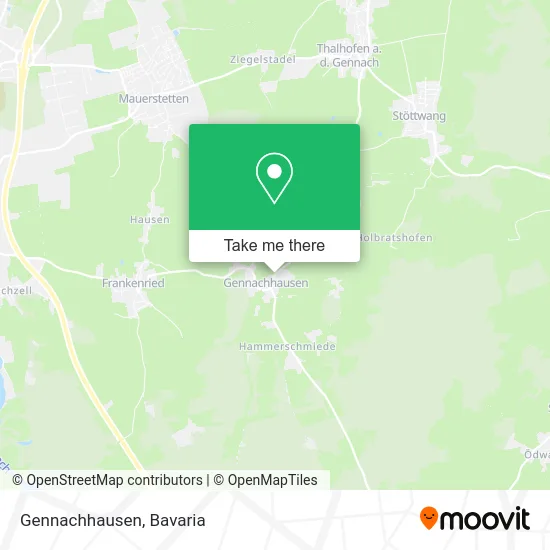 Карта Gennachhausen
