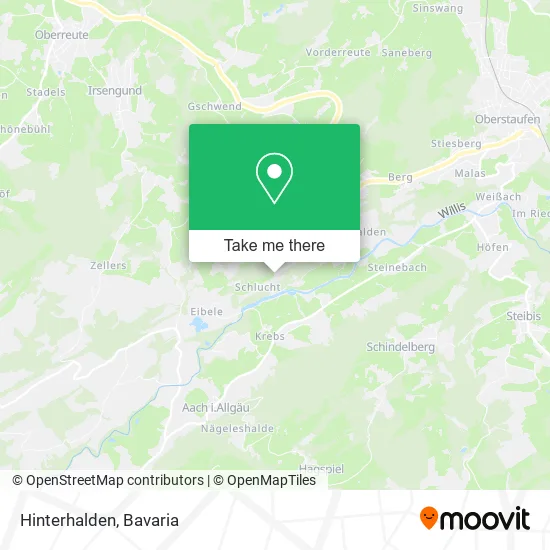 Карта Hinterhalden
