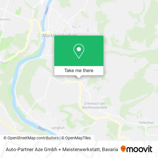 Карта Auto-Partner Aze Gmbh + Meisterwerkstatt