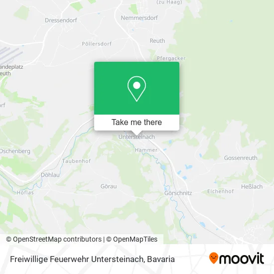 Карта Freiwillige Feuerwehr Untersteinach