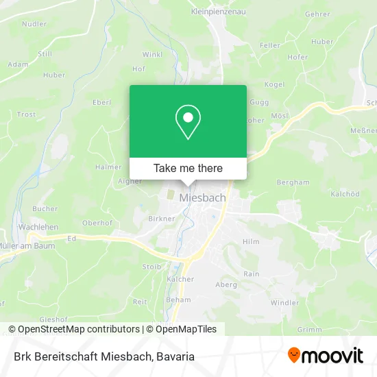 Карта Brk Bereitschaft Miesbach