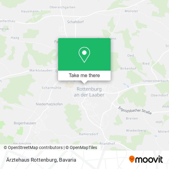 Ärztehaus Rottenburg map