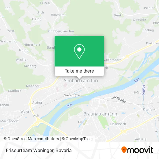 Карта Friseurteam Waninger